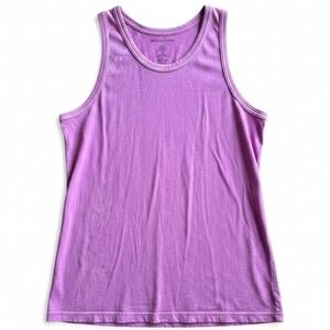 American Eagle Soft & Sexy Tank Top Womens Large Purple Sleeveless Scoop Neck L